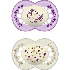 Chupeta Mam Night Rosa 6+ Silicone - Chupetas para Bebês Chupeta Mam Night Rosa 6+ Silicone - Chupetas para Bebês