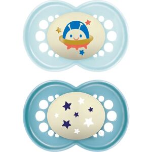 Chupeta Mam Original Night Silicone Azul 16+ - Chupeta Chupeta Mam Original Night Silicone Azul 16+ - Chupeta