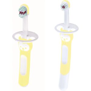 Set de cepillos MAM Baby para aprender a cepillar - Pequeño, Suave, Guiado Set de cepillos MAM Baby para aprender a cepillar - Pequeño, Suave, Guiado