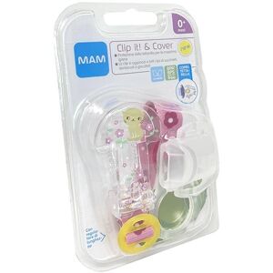 MAM Clip It & Cover Baby napparklips Rosa - Baby Sugrör & Tillbehör MAM Clip It & Cover Baby napparklips Rosa - Baby Sugrör & Tillbehör