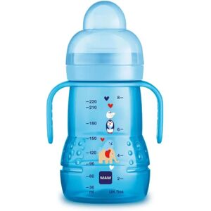 MAM Baby Trinklernbecher Blau 220ml 4+ Anti-Tropfgriffe MAM Baby Trinklernbecher Blau 220ml 4+ Anti-Tropfgriffe