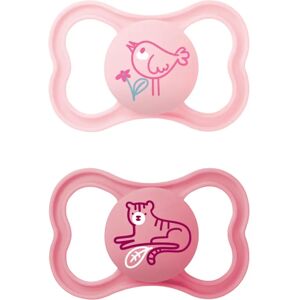 Mam Roze Siliconen Fopspeen +6M - Babyfopspeen - Orthodontisch, Ademend, 2 Stuks Mam Roze Siliconen Fopspeen +6M - Babyfopspeen - Orthodontisch, Ademend, 2 Stuks