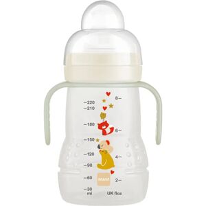 MAM Trainer Night + 220 ml Baby Cup with Glow in The Dark Handles - Baby Bottle & Cup Set MAM Trainer Night + 220 ml Baby Cup with Glow in The Dark Handles - Baby Bottle & Cup Set