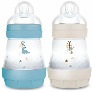 MAM Dino Rabbit Baby's Bottle - Anti-Colic 160ml - Blue MAM Dino Rabbit Baby's Bottle - Anti-Colic 160ml - Blue