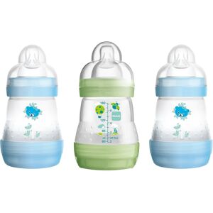 MAM Blue 160ml Anti-Colic Self Sterilising Baby Bottle - Pack of 3 MAM Blue 160ml Anti-Colic Self Sterilising Baby Bottle - Pack of 3