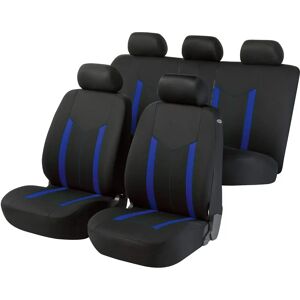 Funda de asiento WALSER 11777 - Asiento, delantero y trasero, Azul/Negro Funda de asiento WALSER 11777 - Asiento, delantero y trasero, Azul/Negro