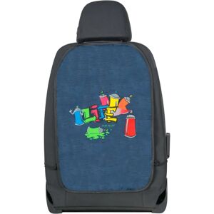 Kids Experts Protector de respaldo de asiento de coche »Graffiti«, Azul Kids Experts Protector de respaldo de asiento de coche »Graffiti«, Azul