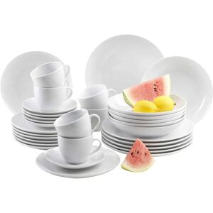 MÄSER Barca 30-piece dinner set - Porcelain, White MÄSER Barca 30-piece dinner set - Porcelain, White