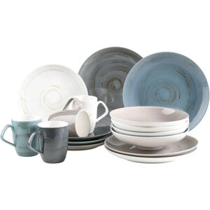 Mäser Derby Geschirr-Set - Pastellfarben - 16 Stück Mäser Derby Geschirr-Set - Pastellfarben - 16 Stück