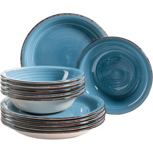 HOME AFFAIRE Rustic Ceramic Dinnerware Set - 12 pcs HOME AFFAIRE Rustic Ceramic Dinnerware Set - 12 pcs