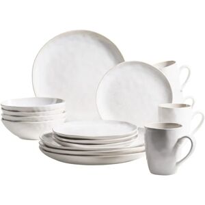 MÄSER Frozen 16-delig Keramisch Servies - Scandinavisch Vintage Style MÄSER Frozen 16-delig Keramisch Servies - Scandinavisch Vintage Style
