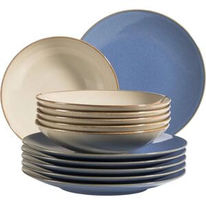 Mäser Ossia Ceramic Dinnerware Set - Multi-Color - 12 Pieces Mäser Ossia Ceramic Dinnerware Set - Multi-Color - 12 Pieces