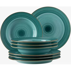 MÄSER Prospero Blau 8-tlg. Porzellan-Servierset - Für 4 Personen MÄSER Prospero Blau 8-tlg. Porzellan-Servierset - Für 4 Personen