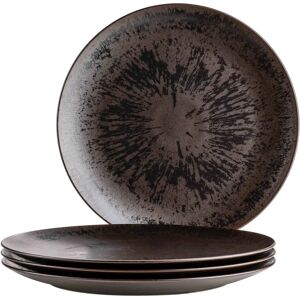Mäser Metallic Bronze Platzteller-Set - Keramik, 4 Stück Mäser Metallic Bronze Platzteller-Set - Keramik, 4 Stück