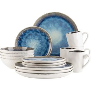 MÄSER Frozen Ceramic Dinnerware Set - Kombiservice MÄSER Frozen Ceramic Dinnerware Set - Kombiservice
