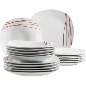 Juego de Porcelana Blanca Sencilla de Mäser Juego de Porcelana Blanca Sencilla de Mäser
