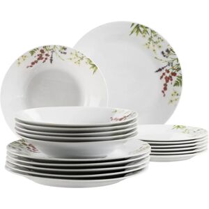 Mäser Porcelain Herbal Garden Dinnerware Set - Dinnerware Set Mäser Porcelain Herbal Garden Dinnerware Set - Dinnerware Set