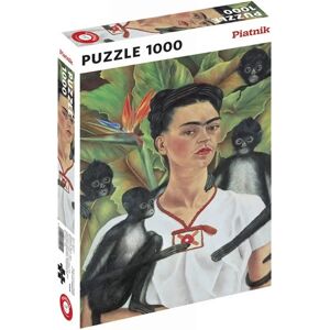 Piatnik Kahlo Autoritratto con Scimmie - Puzzle 1000 Pezzi Piatnik Kahlo Autoritratto con Scimmie - Puzzle 1000 Pezzi
