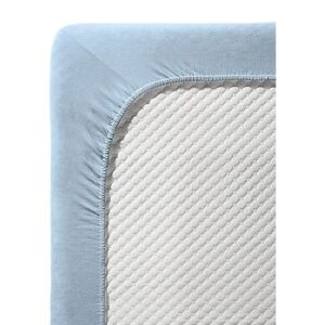 Fleuresse Drap housse en satin - 180x200cm - Bleu clair - Satin - Publicité Fleuresse Drap housse en satin - 180x200cm - Bleu clair - Satin - Publicité
