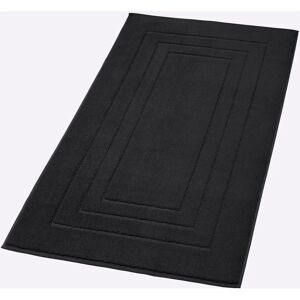VOSSEN Feeling Badematte - 60x100 cm, Baumwolle, Schwarz, Rechteckig VOSSEN Feeling Badematte - 60x100 cm, Baumwolle, Schwarz, Rechteckig