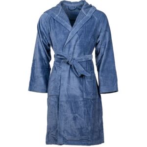 VOSSEN Texas Unisex-Bademantel - Baumwollvelours, Blau, S VOSSEN Texas Unisex-Bademantel - Baumwollvelours, Blau, S