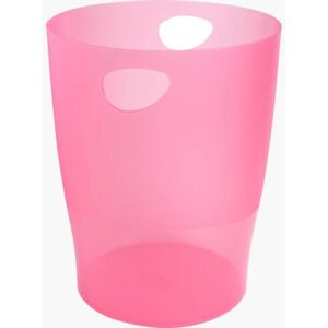 Conteneur à déchets Exacompta 45354D - 15L, Rose, Ø 26cm, H 33,5cm - Publicité Conteneur à déchets Exacompta 45354D - 15L, Rose, Ø 26cm, H 33,5cm - Publicité