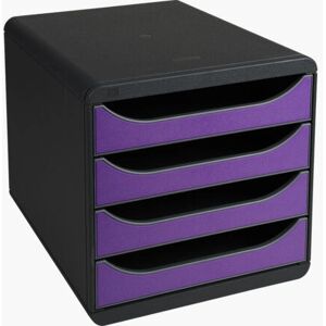 Exacompta 310720D Office Drawer Unit - 4 Drawers - Grey Exacompta 310720D Office Drawer Unit - 4 Drawers - Grey