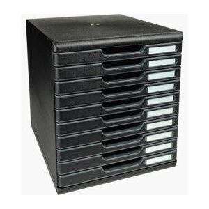 Exacompta 302414D Office Drawer Unit - Black Exacompta 302414D Office Drawer Unit - Black