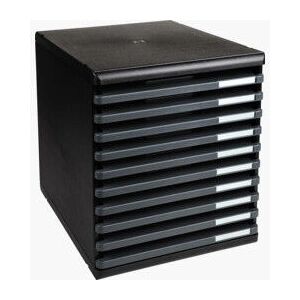 Exacompta 304714D Office Drawer Unit - EcoBlack - Grey Exacompta 304714D Office Drawer Unit - EcoBlack - Grey