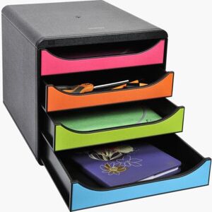 Exacompta Big-Box Drawer Box Harlequin - Office Drawer Unit Exacompta Big-Box Drawer Box Harlequin - Office Drawer Unit