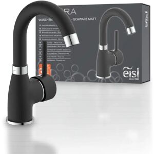 EISL Futura Badarmatur Schwarz – Energiesparend, Drehbar, Keramik EISL Futura Badarmatur Schwarz – Energiesparend, Drehbar, Keramik