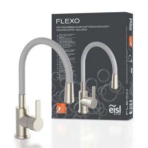 EISL Flexo Kitchen Faucet - Cold-Start, 360° Swivel, Grey EISL Flexo Kitchen Faucet - Cold-Start, 360° Swivel, Grey