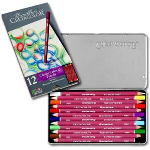 Cretacolor 12-Color Hexagonal Waterfast Pencils Cretacolor 12-Color Hexagonal Waterfast Pencils