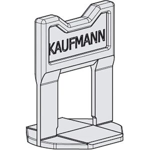 Clips Kaufmann pour système de nivellement - 100 pièces - Publicité Clips Kaufmann pour système de nivellement - 100 pièces - Publicité