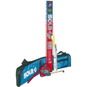 Set di utensili Sola BigX - Sacca multiutensili 100cm con livella, metro, doppio metro e matita Set di utensili Sola BigX - Sacca multiutensili 100cm con livella, metro, doppio metro e matita