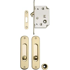 Ensemble de serrure et poignée Marchesi - 8 mm noix - Laiton poli - Ensemble de porte - Publicité Ensemble de serrure et poignée Marchesi - 8 mm noix - Laiton poli - Ensemble de porte - Publicité
