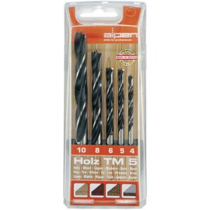 Ensemble de Mèches Alpen 5 Pièces - Outils de Perçage Bois Ensemble de Mèches Alpen 5 Pièces - Outils de Perçage Bois