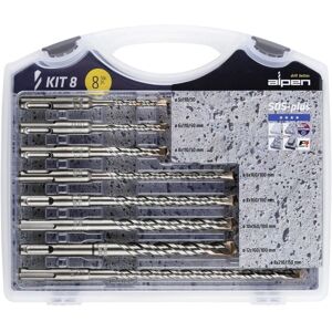 Alpen SDS Plus 8-Piece Impact Drill Bit Set Alpen SDS Plus 8-Piece Impact Drill Bit Set