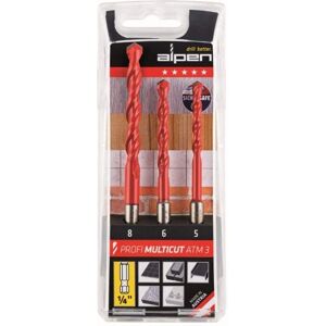 Alpen MultiCut 100803100 Multi-Use Drill Set - Drills for Wood, Metal, Plastic Alpen MultiCut 100803100 Multi-Use Drill Set - Drills for Wood, Metal, Plastic