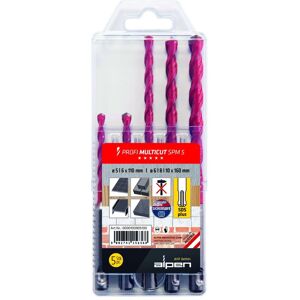 Alpen MultiCut 100905100 Drill Bit Kit - Multi-purpose SDS-Plus Alpen MultiCut 100905100 Drill Bit Kit - Multi-purpose SDS-Plus
