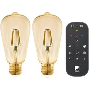 EGLO Smart LED Bulb 2200K - Warm White, 2x E27, App Control EGLO Smart LED Bulb 2200K - Warm White, 2x E27, App Control