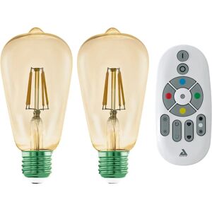 EGLO Smart LED Bulb 2200K - Warm White, 2x E27, App Control EGLO Smart LED Bulb 2200K - Warm White, 2x E27, App Control