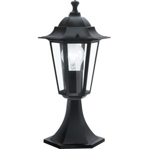 Eglo Laterna 4 Black Outdoor Pedestal Light - Outdoor Pedestal Light Eglo Laterna 4 Black Outdoor Pedestal Light - Outdoor Pedestal Light