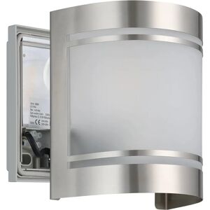 Eglo Cerno Stainless Steel Outdoor Wall Light - IP44, E27, 40W Eglo Cerno Stainless Steel Outdoor Wall Light - IP44, E27, 40W