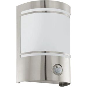 Eglo Cerno PIR Outdoor Wall Light - Stainless Steel, 40W Eglo Cerno PIR Outdoor Wall Light - Stainless Steel, 40W