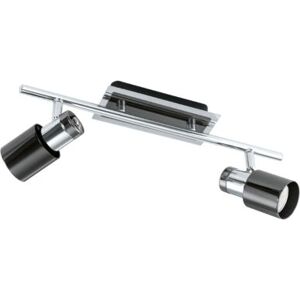 Eglo Davida 1 Black Chrome Double Spotlight - Indoor Light Eglo Davida 1 Black Chrome Double Spotlight - Indoor Light