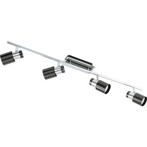 EGLO Davida 1 Four-Spotlight - Black & Chrome - Modern EGLO Davida 1 Four-Spotlight - Black & Chrome - Modern
