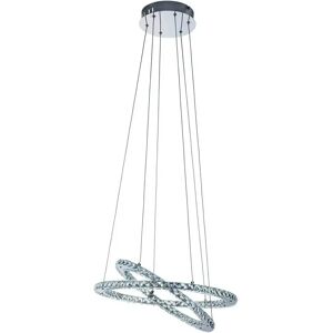 Eglo Varrazo LED Pendant Light - Chrome, 55cm, 120cm high Eglo Varrazo LED Pendant Light - Chrome, 55cm, 120cm high