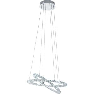 Eglo Varrazo LED Pendant Light - Chrome, 55cm, 120cm high Eglo Varrazo LED Pendant Light - Chrome, 55cm, 120cm high