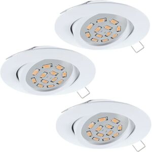 EGLO Tedo Recessed Lighting - Modern Round Aluminum - 3x5W GU10 EGLO Tedo Recessed Lighting - Modern Round Aluminum - 3x5W GU10